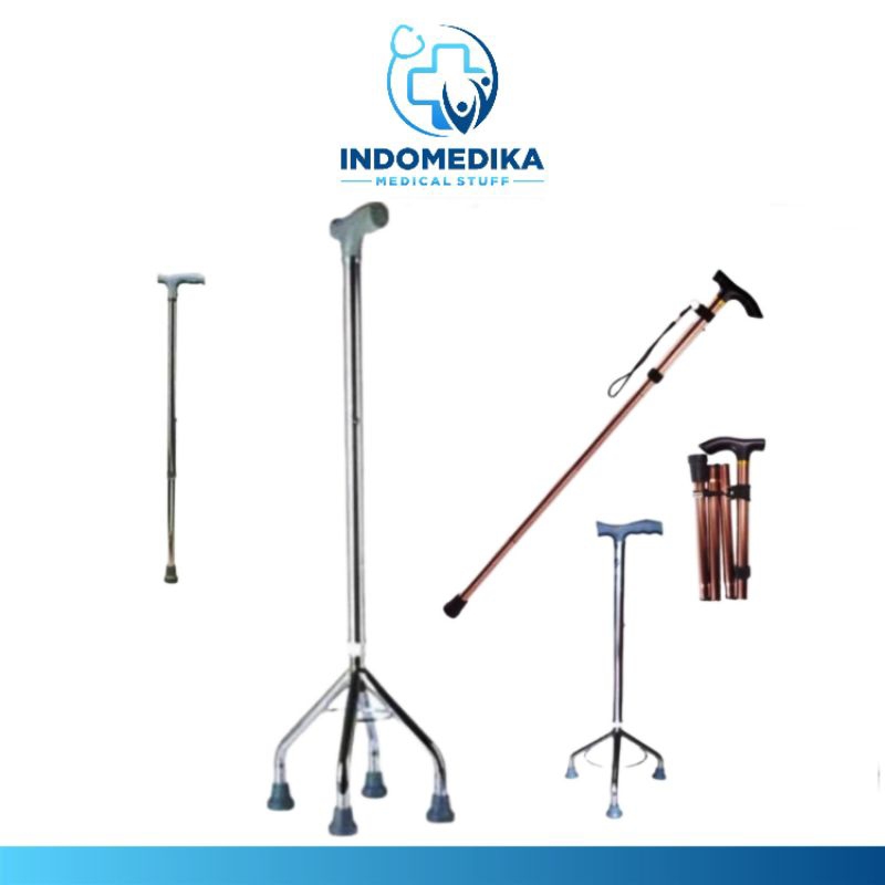 Jual Alat bantu Jalan kaki 4 / Tongkat bantu jalan / Tongkat kaki 4