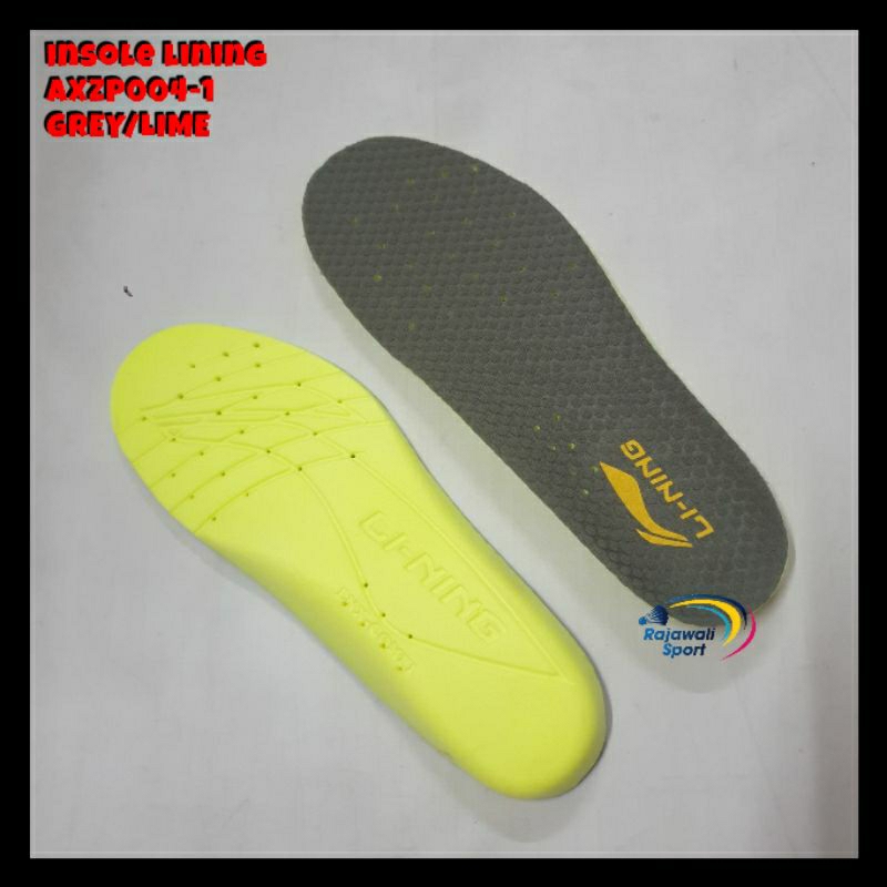 Jual Insole Sepatu Lining AXZP004 GREY LIME | Shopee Indonesia