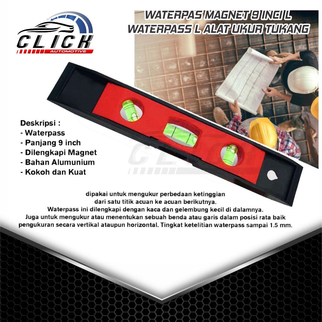 Jual Waterpas Magnet Inci L Waterpass L Alat Ukur Tukang Waterpass