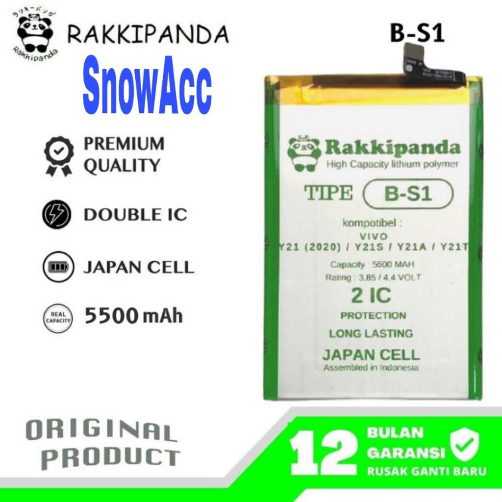 Jual Rakkipanda Baterai Vivo Y21 2020 / Y21S / Y21A / Y21T Battery B-S1 ...