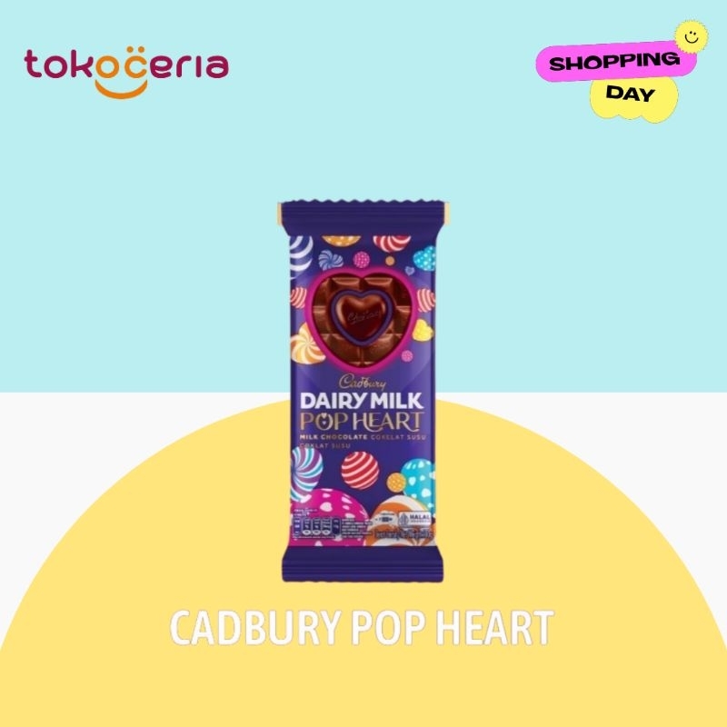 Jual CADBURY DAIRY MILK POP HEART 150g Shopee Indonesia
