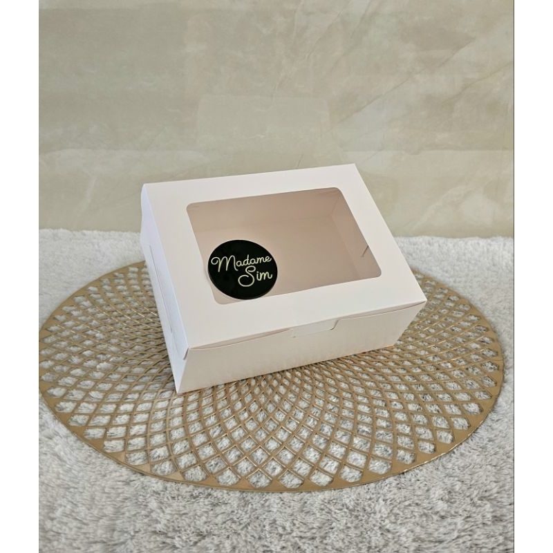 Jual BOX IVORY - SNACK BOX LAMINASI - DUS ROTI - KARDUS 18x14x7 ...