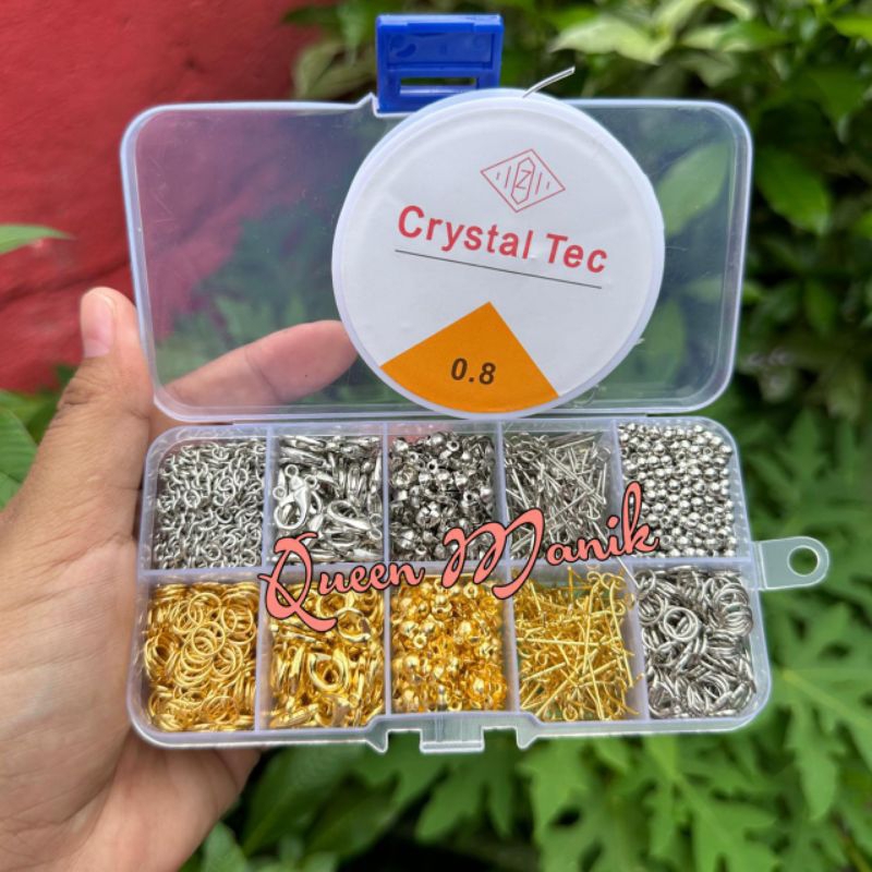 Jual Queen - Paket Komplit Meronce Kokot Udang Kodokan Paku Set Box 10 ...