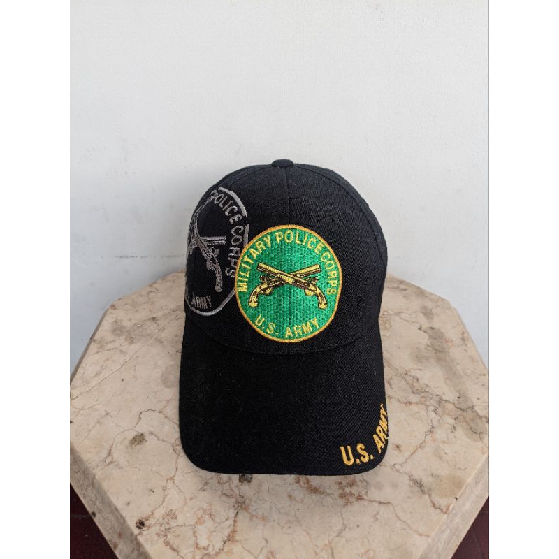 Jual Topi Strap Military Police Corps US Army Strap Cap | Shopee Indonesia