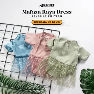 Baju kucing anjing cewek lucu murah - BUKIPET Mafaza Raya Dress Series