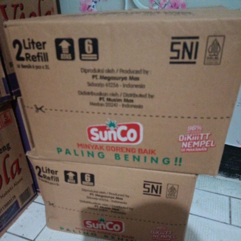 Jual sunco 2liter /minyak goreng sunco 1dus (2literx6pcs) | Shopee ...