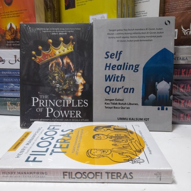 Jual Paket 3 buku the principles of power, self healing with quran, dan ...