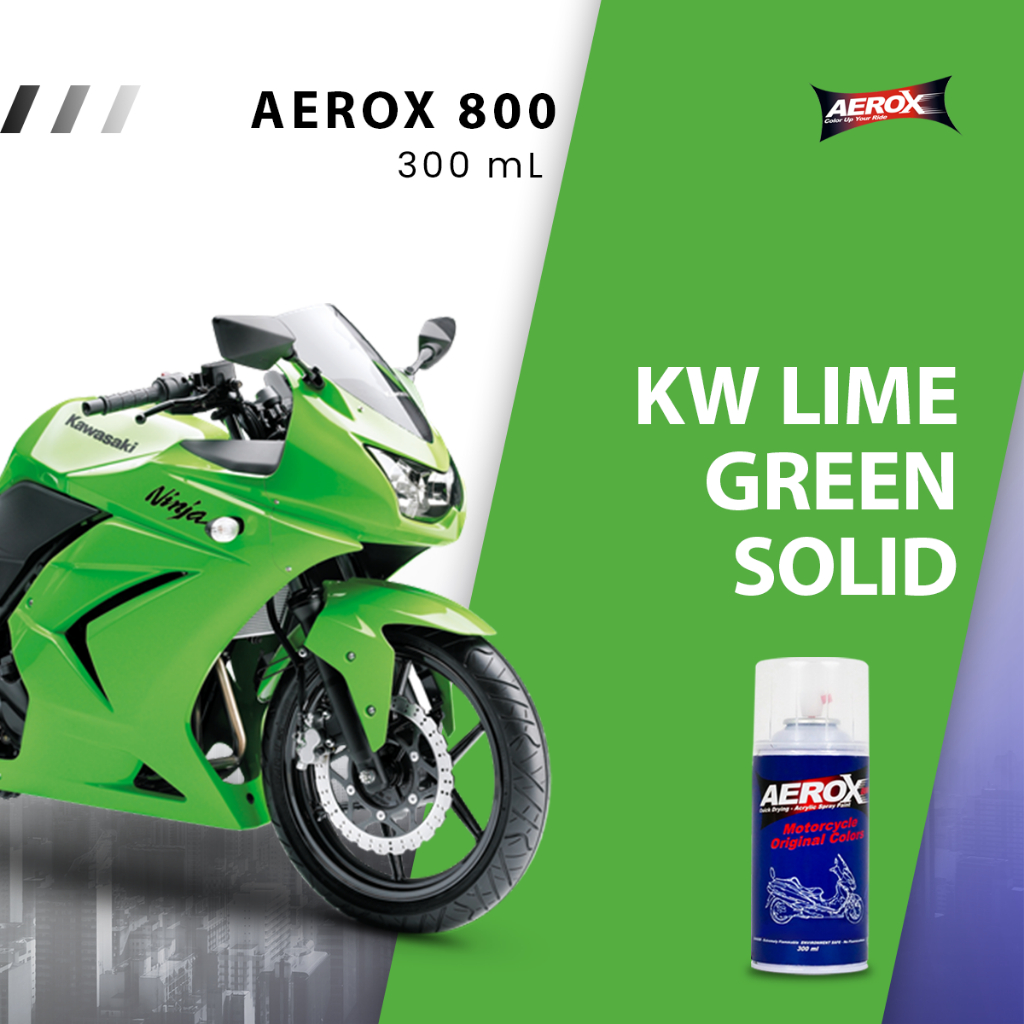 Jual Aerox 800 Cat Semprot - Kawasaki Motor Lime Green Solid | Shopee ...