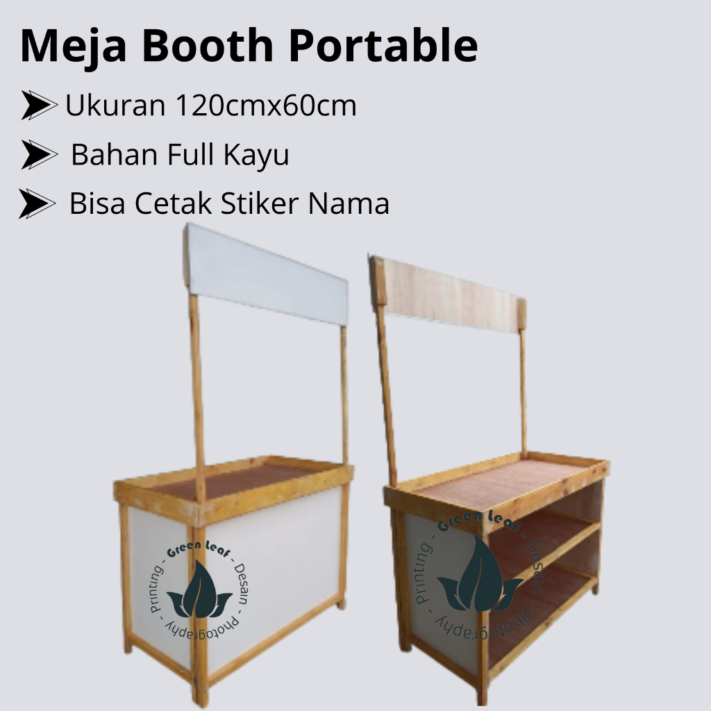 Jual Booth Portable Meja Booth Lipat Meja Jualan Lipat Gerobak Lipat Shopee Indonesia 1231