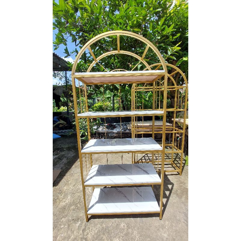 Jual Rak Susun Oval / Rak Display / 80x30x180 | Shopee Indonesia