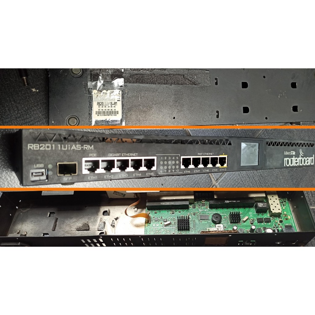 Jual Minus Mikrotik RB2011UAS-RM RB 2011 UAS RM Router Board RB-2011UAS ...
