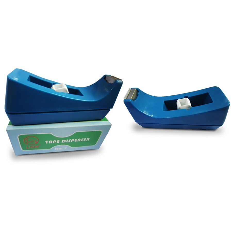 Jual tape dispenser lion no 7 / tempat solatip sedang lion Shopee