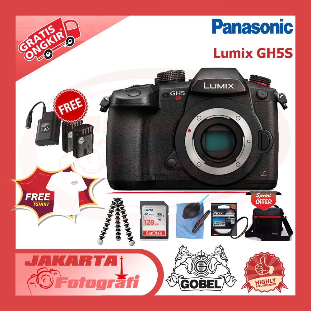 Jual Panasonic Lumix GH5S Mirrorless Camera | Shopee Indonesia