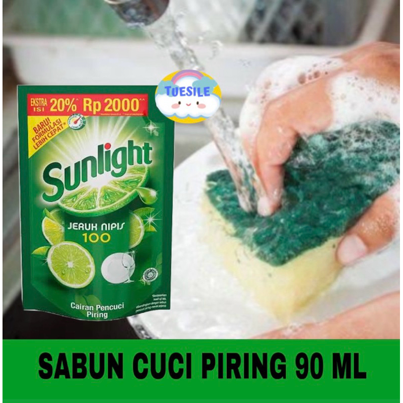 Jual SUNLIGHT 2000 SABUN CUCI PIRING REFFIL 90ML PERSACHET | Shopee ...