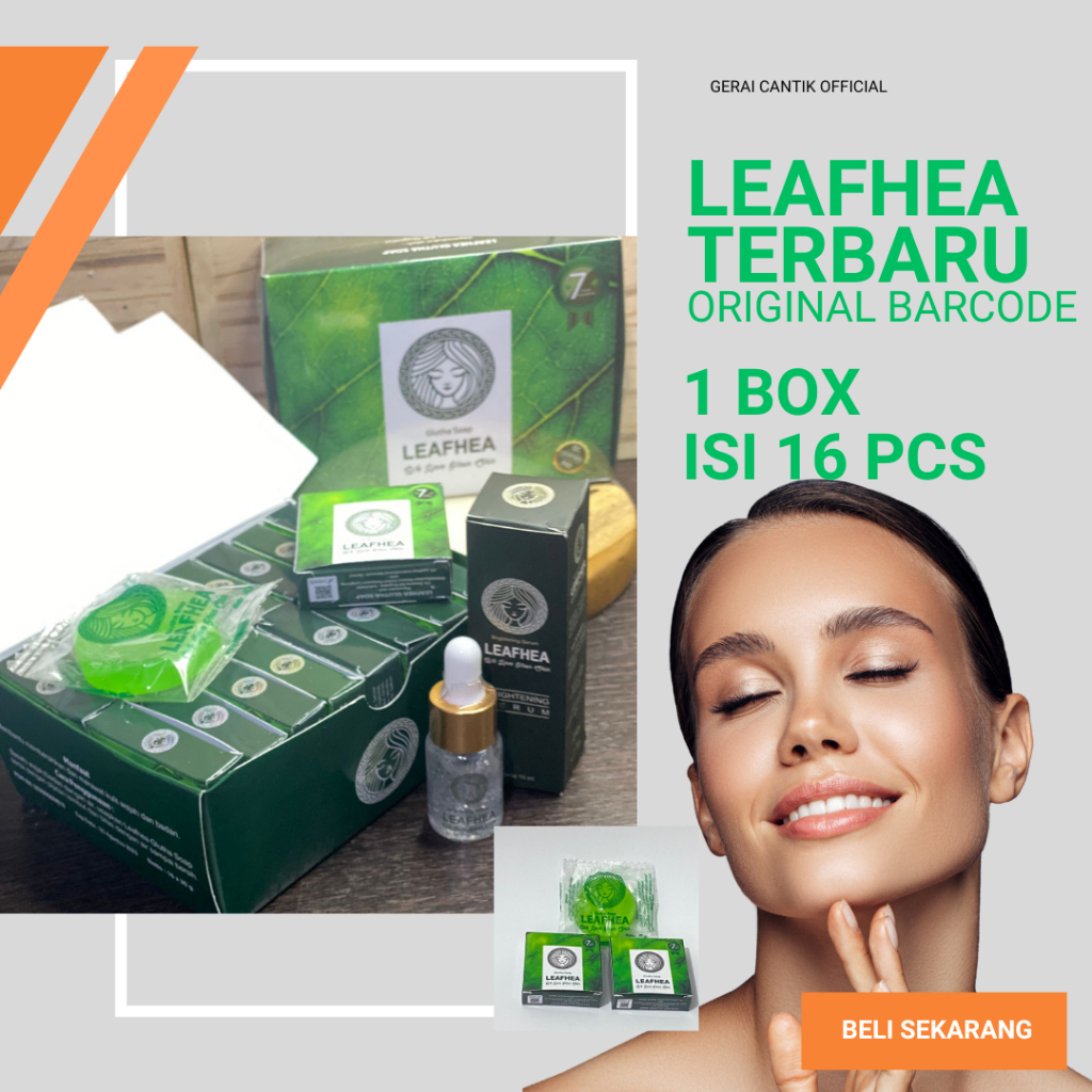 Jual Sabun Hijau 1 Box Isi 16 Kemasan Terbaru Pembersih Wajah Sabun