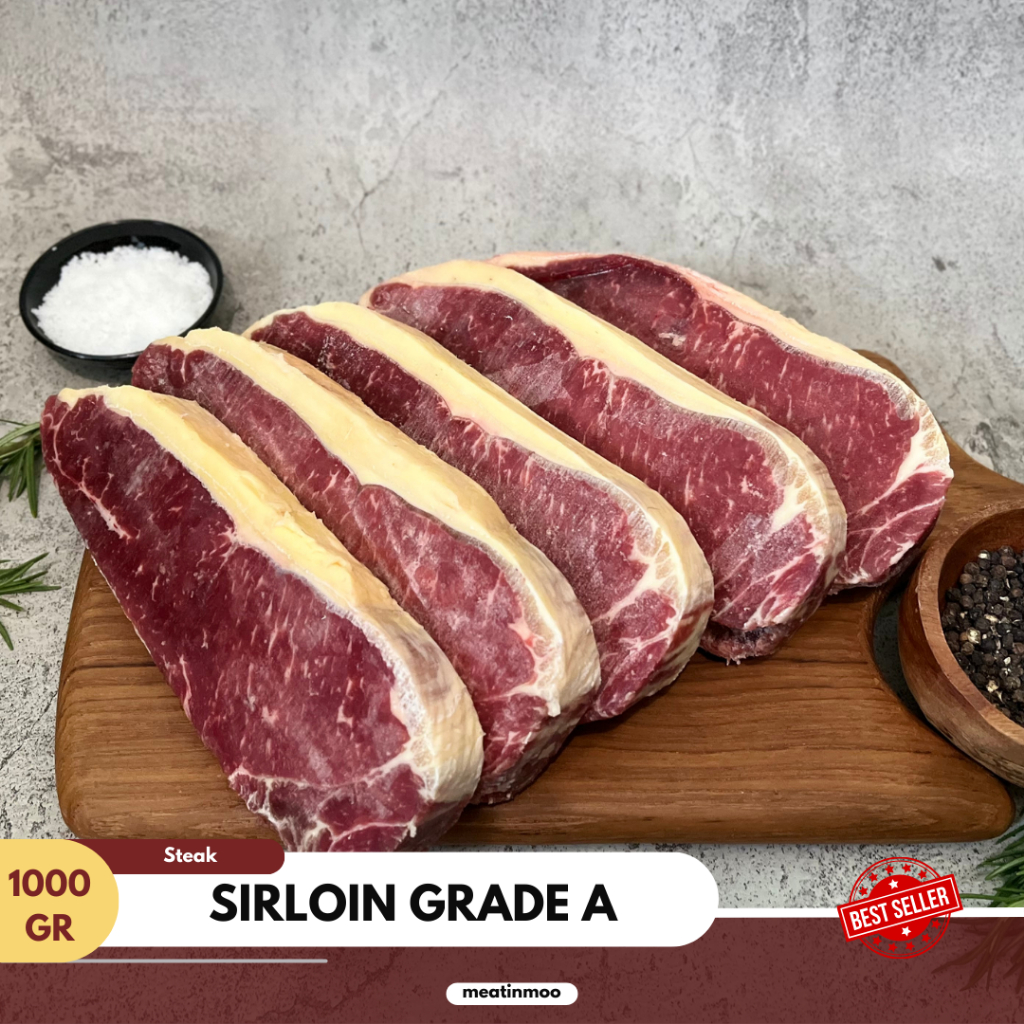 Jual Daging Sapi Aus Sirloin Grade A | Striploin Grade A | Beef Steak ...