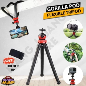 Mini Tripod Octopus Mini Flexible Gorilla Pod HP Kamera DSLR Holder HP