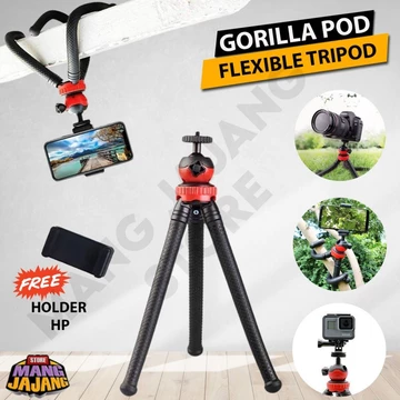 Mini Tripod Octopus Mini Flexible Gorilla Pod HP Kamera DSLR Holder HP
