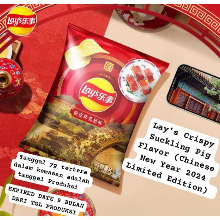 Jual Lays Lay's Potato Chips Chinese New Year 2024 Limited Special