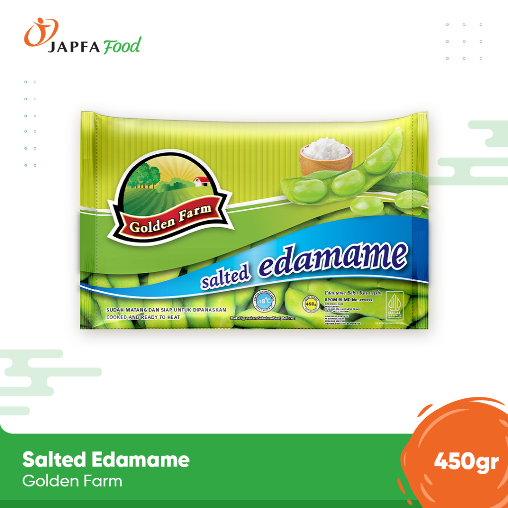 Jual Golden Farm Edamame Salted / Edamame Beku Rasa Asin / Kacang