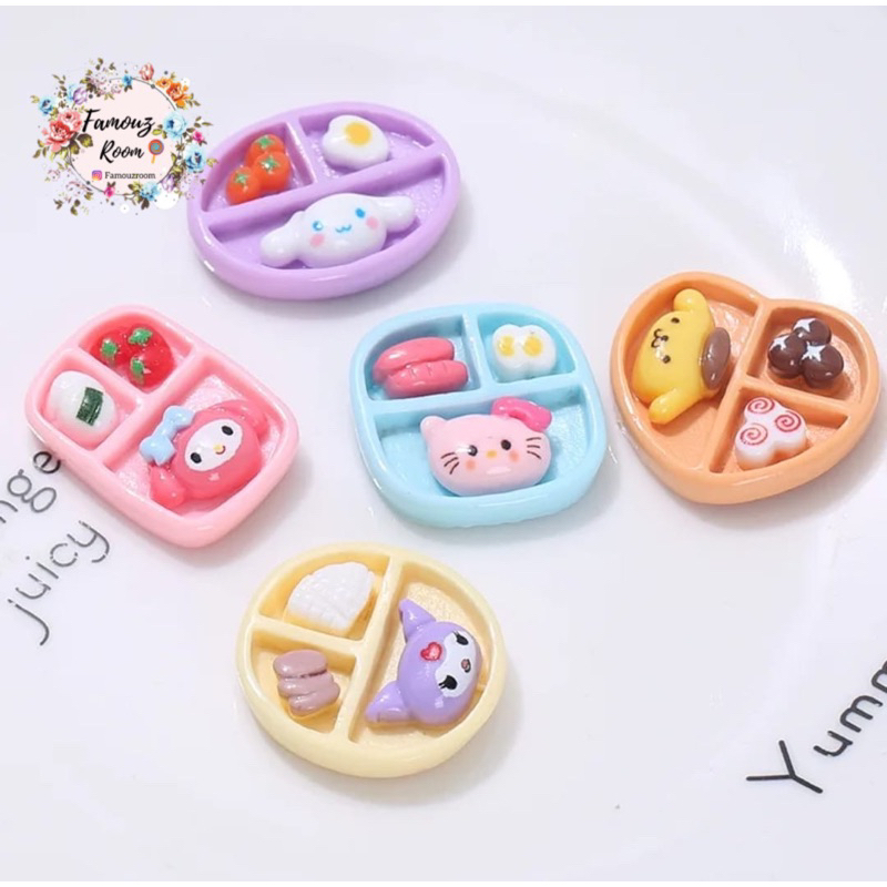 Jual Miniatur Bento Kartun Sanrio skala 1:12 - Miniatur Resin Makanan ...