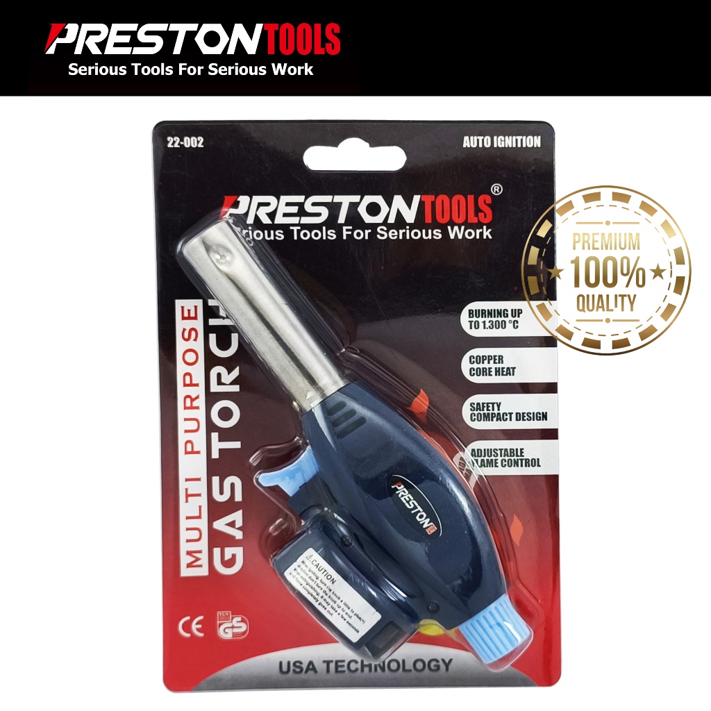 Jual GAS TORCH SUPER SAFETY PRESTON TOOLS / PEMANTIK GAS / BLOW TORCH ...