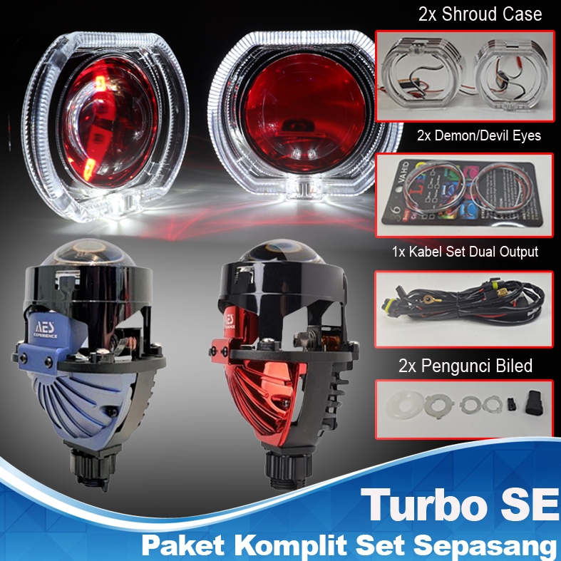 Jual Aes Turbo Experience Inch Paket Komplit Set Paket Lengkap Biled Projie Aes Turbo