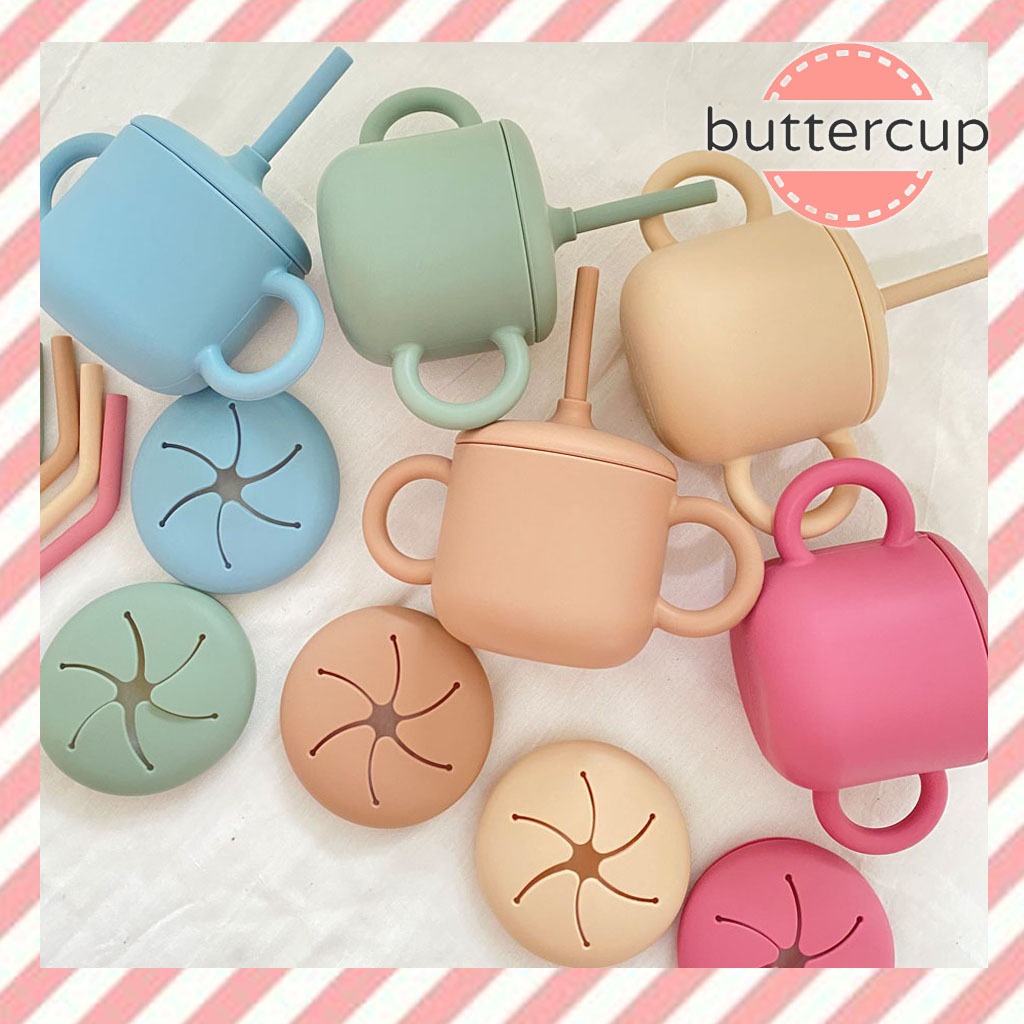 Jual Buttercup KI134 2in1 BPA FREE Silicone Snack and Drink Baby