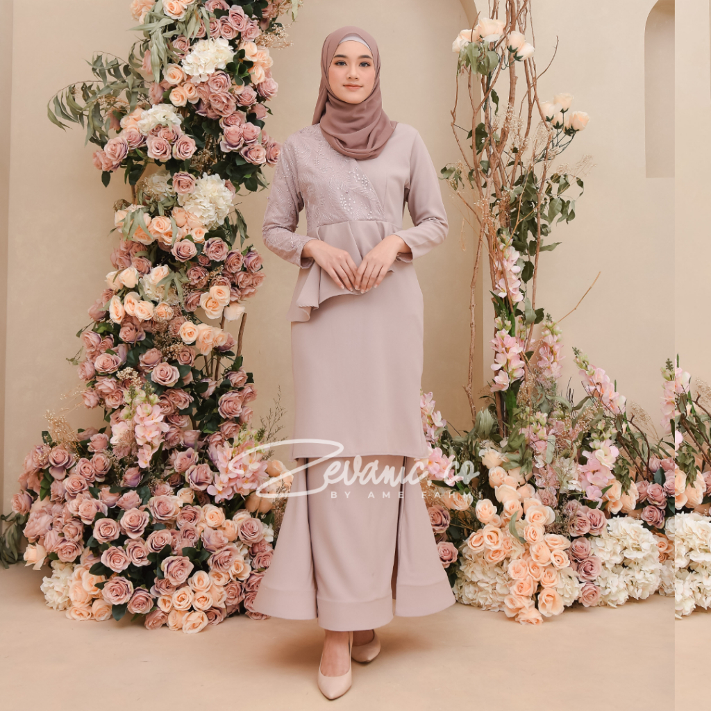 Jual Charlotte One Set Wanita Dress Lebaran Vintage Gamis Remaja ...
