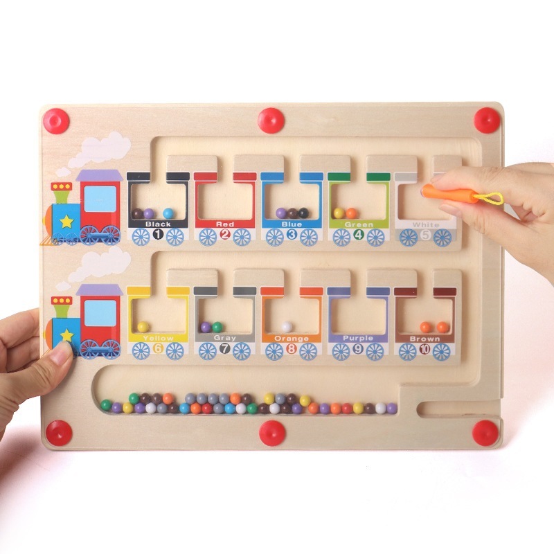 Jual Color Classification Maze - Mainan Sortir Warna Berhitung Magnetic ...