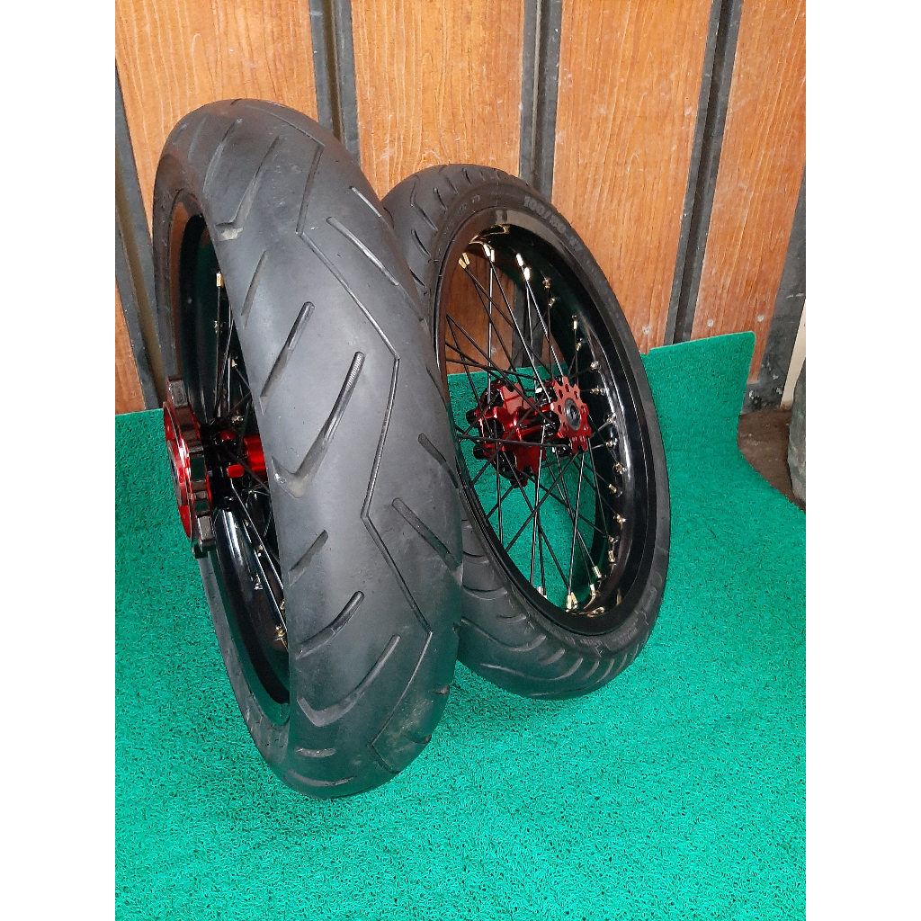 Jual Roda Set Supermoto CRF Harga Promo Velg Set Sumo Ukur 250/300 Ring ...