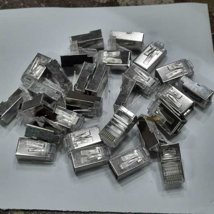 Jual CAT 5 | KONEKTOR RJ45 CAT 5 CAT5 CAT5E BESI LAN | CONNECTOR RJ45 ...