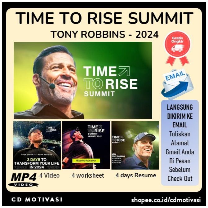 Tony Robbins Time To Rise 2025 Release Date 