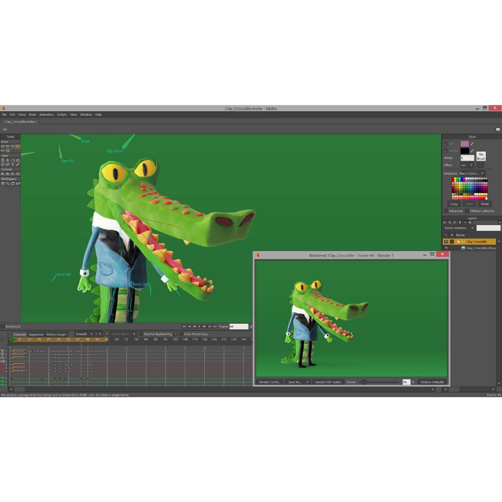 Jual Smith Micro Moho Full Version Software Pembuat animasi 3D Full ...