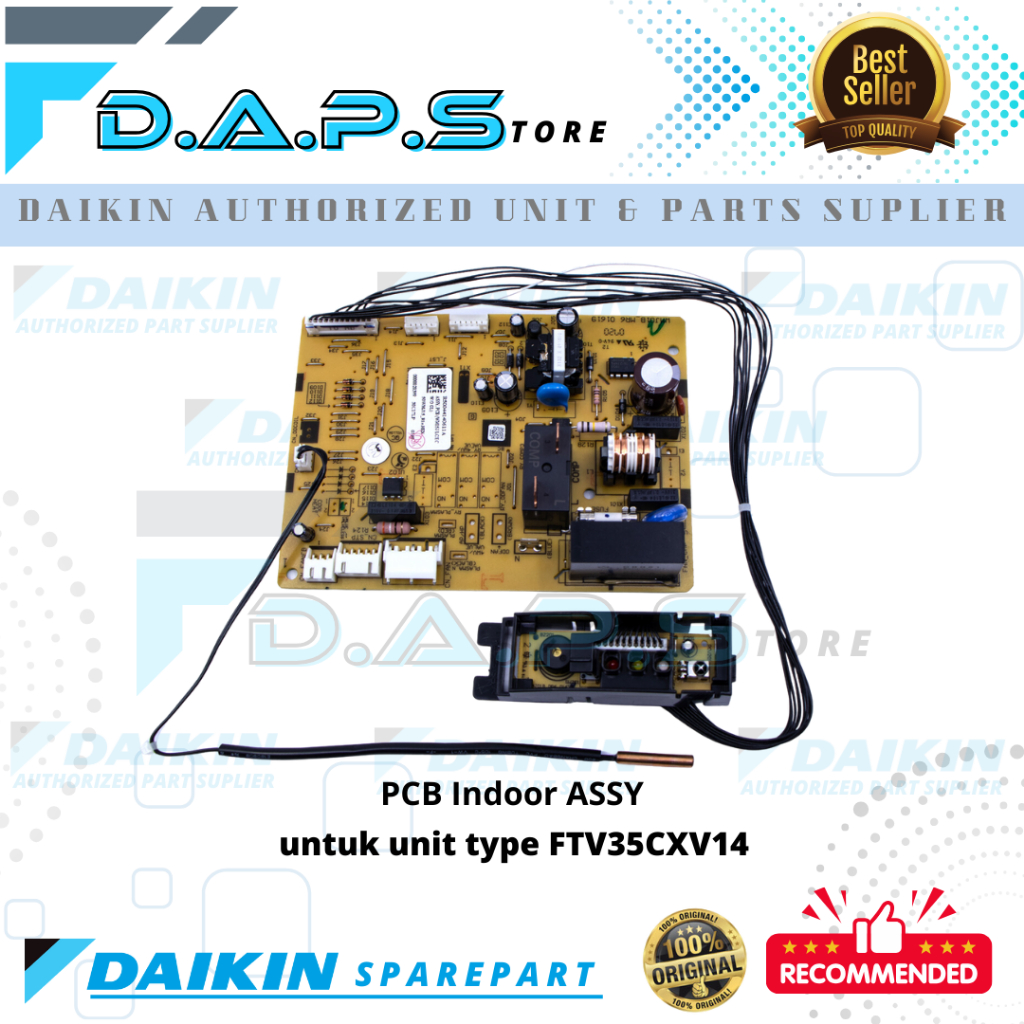Jual Modul Indoor - PCB Indoor AC DAIKIN Malaysia 1,5 PK FTV35CXV14 ...