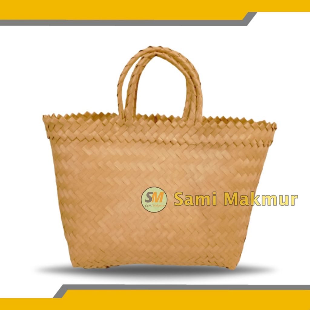 Jual Tas Anyaman Plastik Lurik Polos Super Jumbo Xl Tas Belanja Tas Anyam Jinjing Shopee 9427