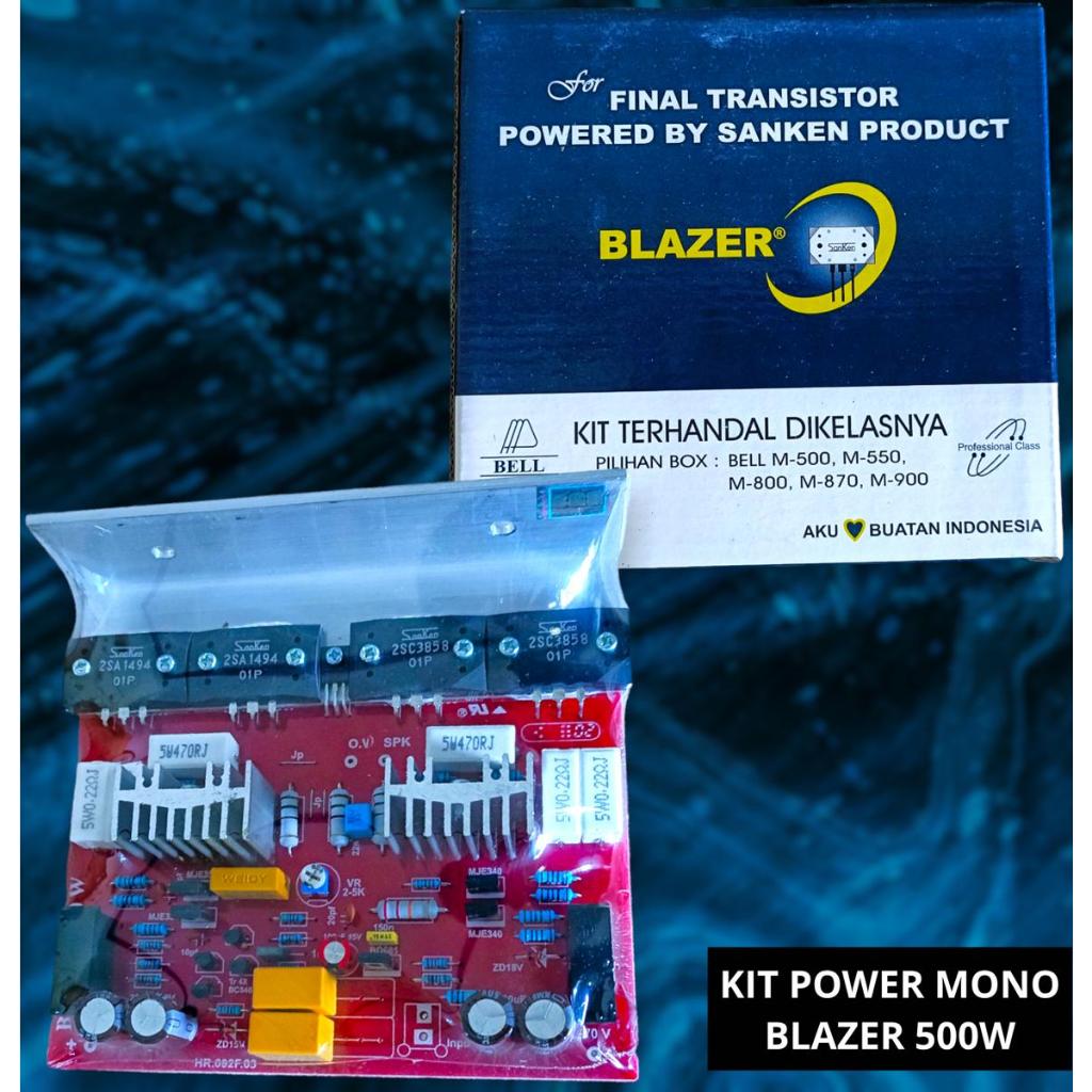 Jual Kit Power Amplifier Mono Blazer 500W 500 Watt + TR Transistor