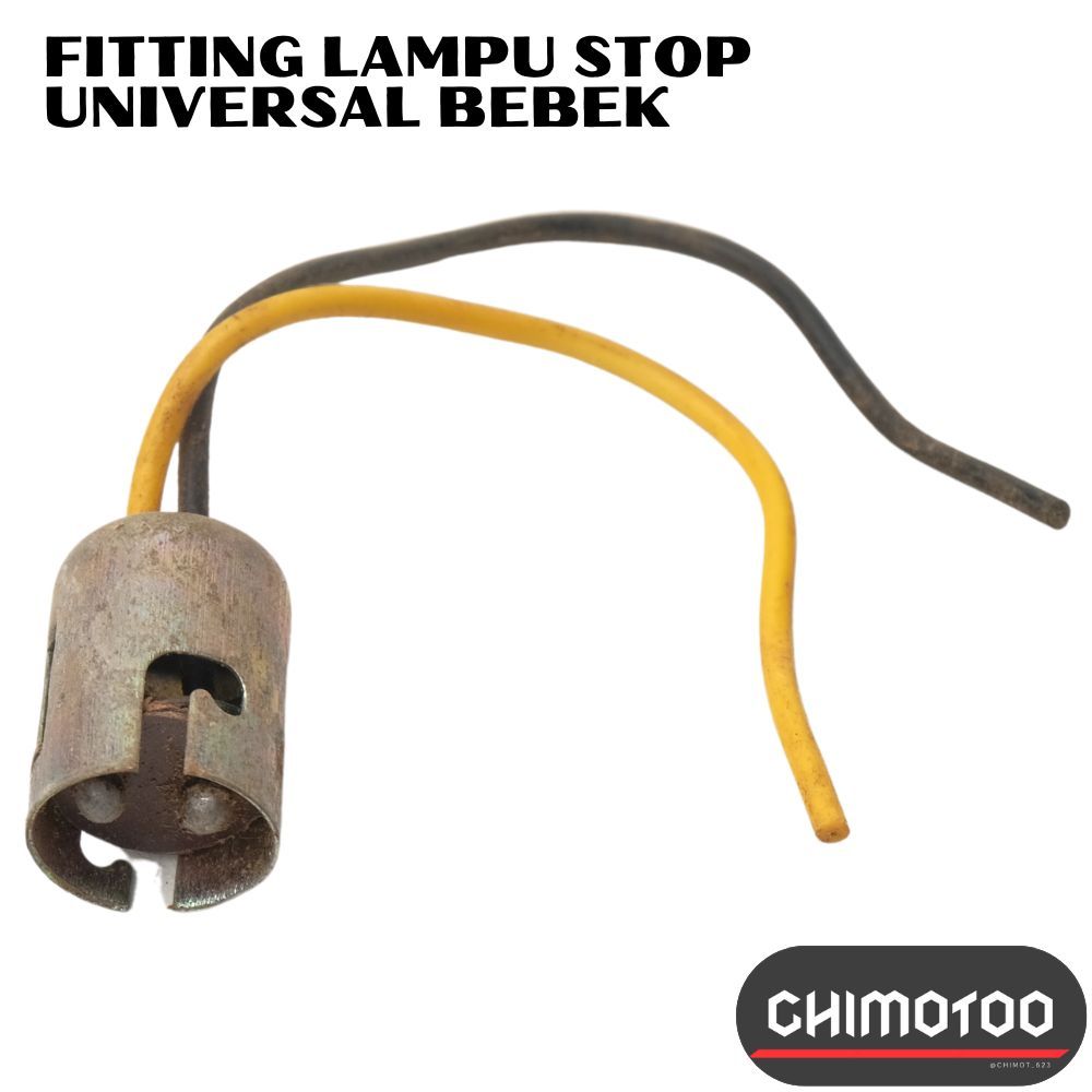 Jual Fitting Cop Socket Lampu Rem Stop Universal Motor Bebek Shopee