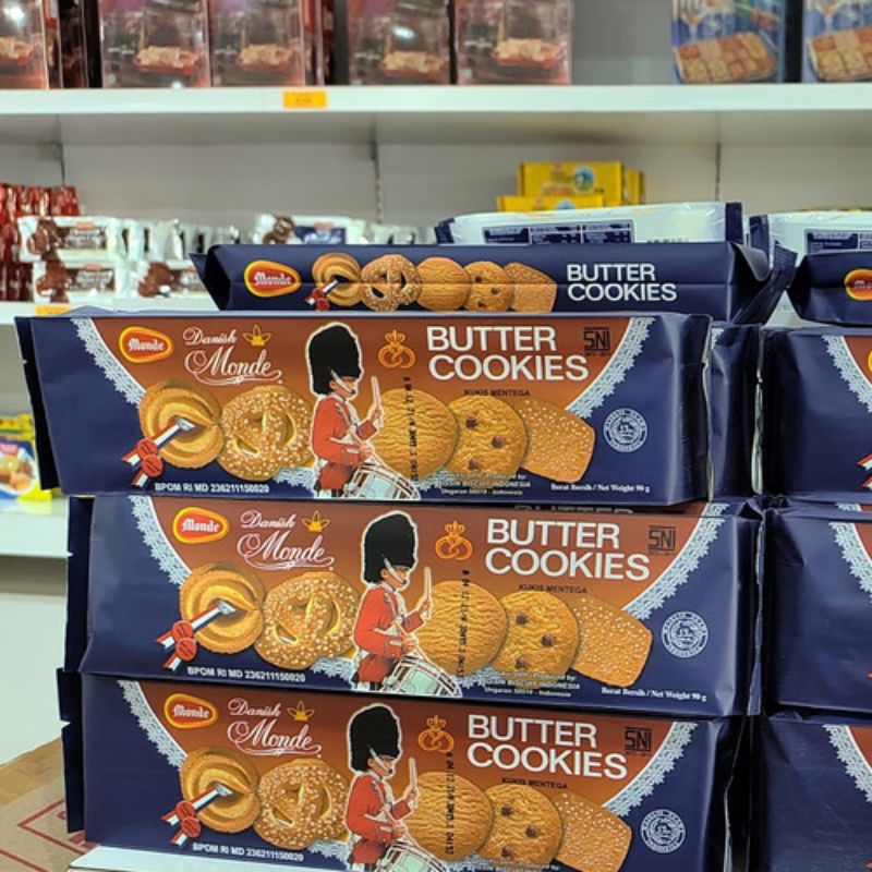 Jual Monde Butter Cookies 90gr Shopee Indonesia