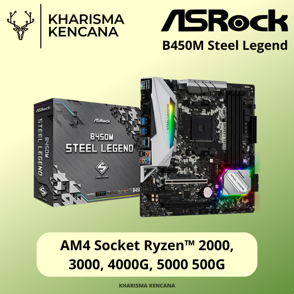 STEEL LEGEND  B450M  &amp;  2×8 3200メモリー ASRock Launches B450 Steel Legend Motherboards | Tom's Hardware