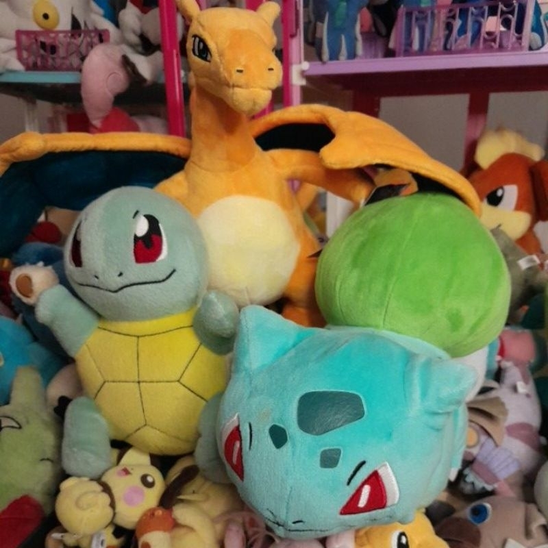 Jual Pokemon Paket Gen 1 Charizard, Squirtle, Bulbasaur | Shopee Indonesia