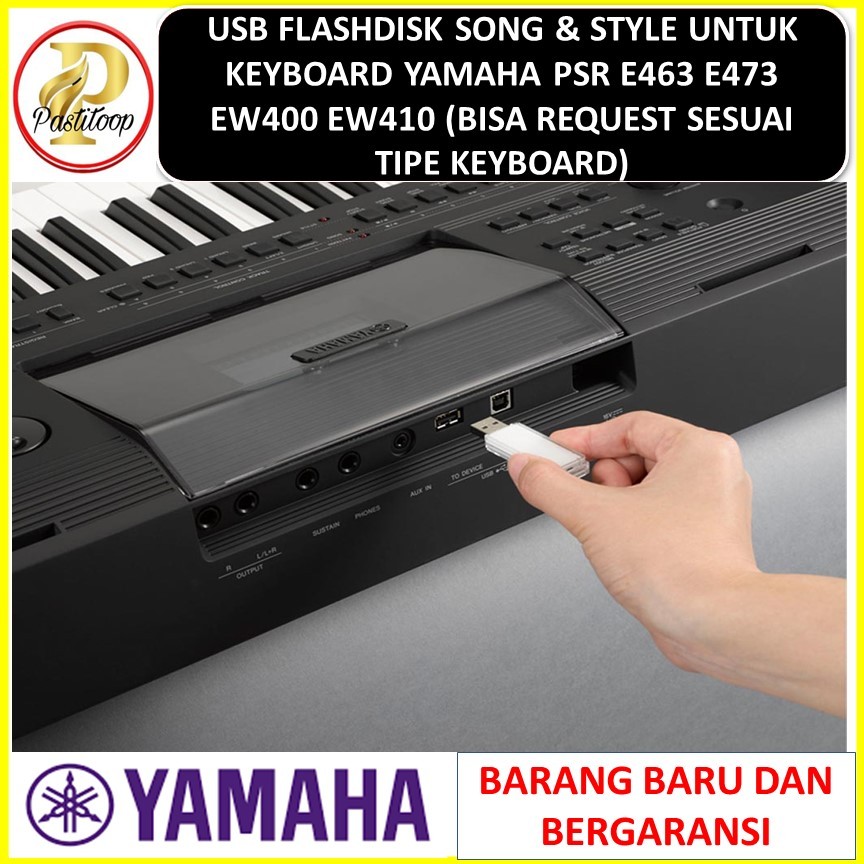 Jual Usb flashdisk keyboard yamaha psr e463 e473 ew400 ew410 | Shopee ...