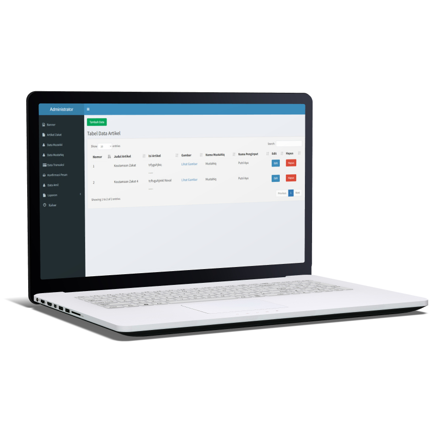 Jual Source Code PHP Aplikasi Pembayaran Zakat Berbasis Web | Shopee ...