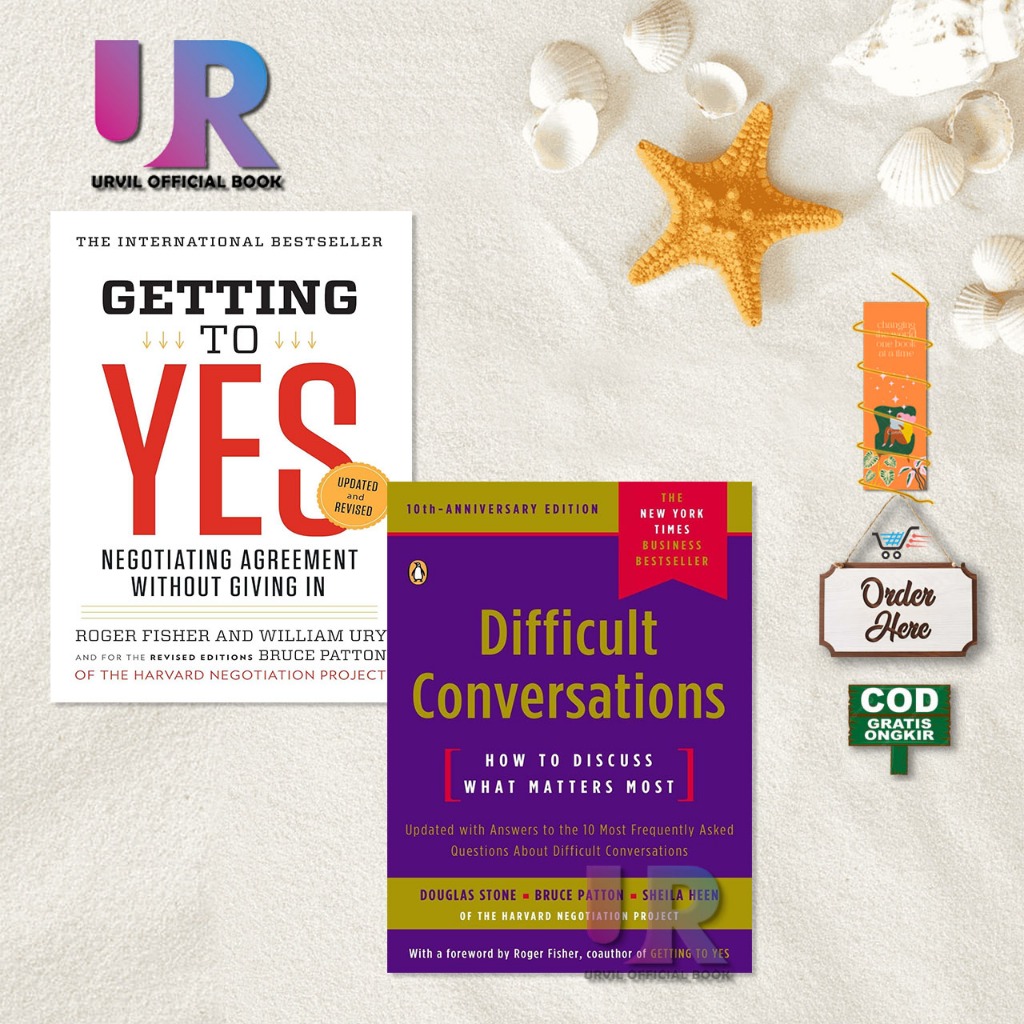 Jual Getting to Yes - Difficult Conversations By Roger Fisher (English ...