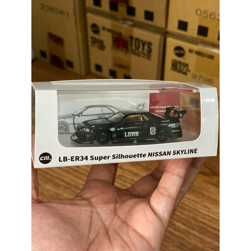 Jual cm model skyline r34 lbwk hitam unsealed | Shopee Indonesia
