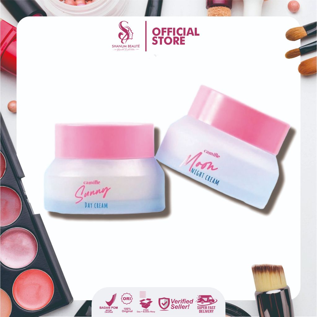 Jual Sunny Day Cream Dan Moon Night Cream By Camille | Shopee Indonesia