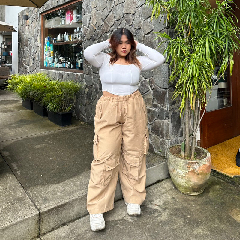 Zoya Luna Cargo Pants - Mustard main image 1