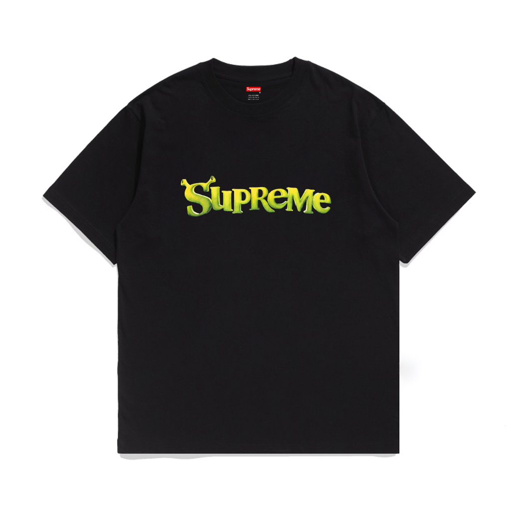 Jual Supreme Shrek Tshirt Black | Shopee Indonesia