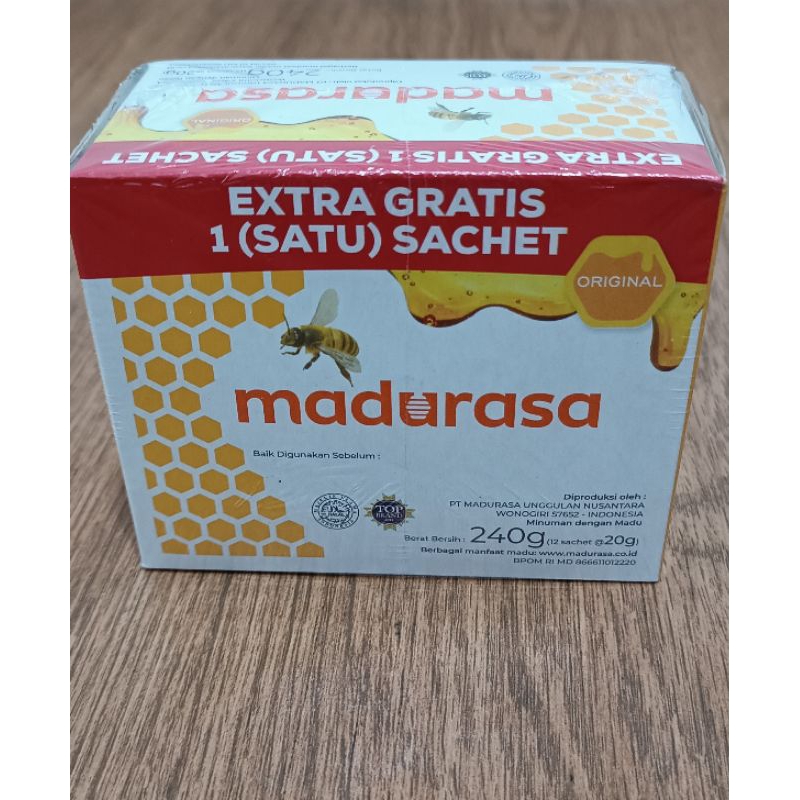 Jual madu rasa original 1 box isi 12 | Shopee Indonesia