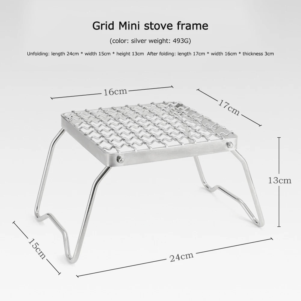 Jual Mini Stove Frame Grid Mini Stove Grill Rack Camping Outdoor ...